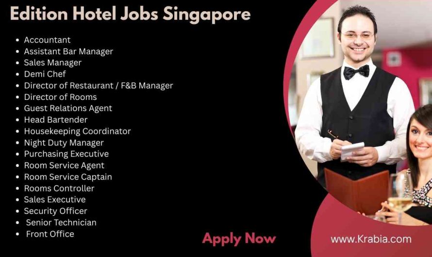 Edition Hotel Jobs Singapore
